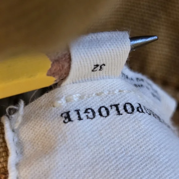 Anthropologie Pants Women's 36x27 (Tag 32) Beige Tan The Wanderer Cargo Pockets - Picture 14 of 14